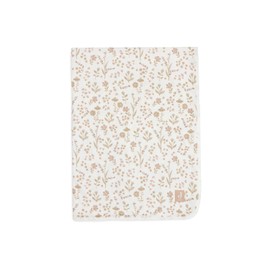 Jollein Babydecke Jersey - Bloomy - 75x100cm - 100% Baumwolle - Für Babywiege - 1.0 TOG - OEKO-TEX Zertifiziert - Weiches Jersey  