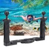 Underwater Tray, Aluminum Tray with Two Handles Underwater Camera Housing