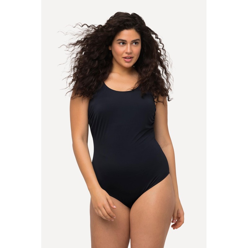 Ulla Popken Costume da Bagno, Fodera Extra Morbida, Arricciatura Laterale