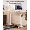 Okin Small Electric Standing Desk, 40" x 24" Whole Piece