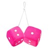 Zone Tech Light Pink Hanging Dice- A Pair