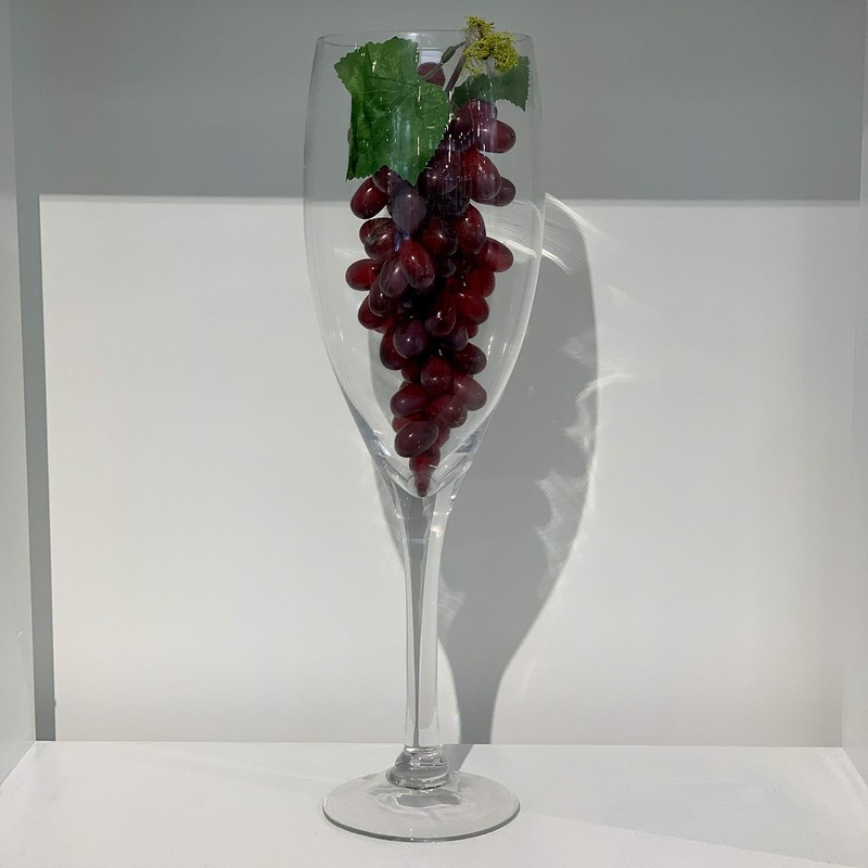 WGVI WGV Champagne Glass Vase, Width 6", Height 20", (Multiple