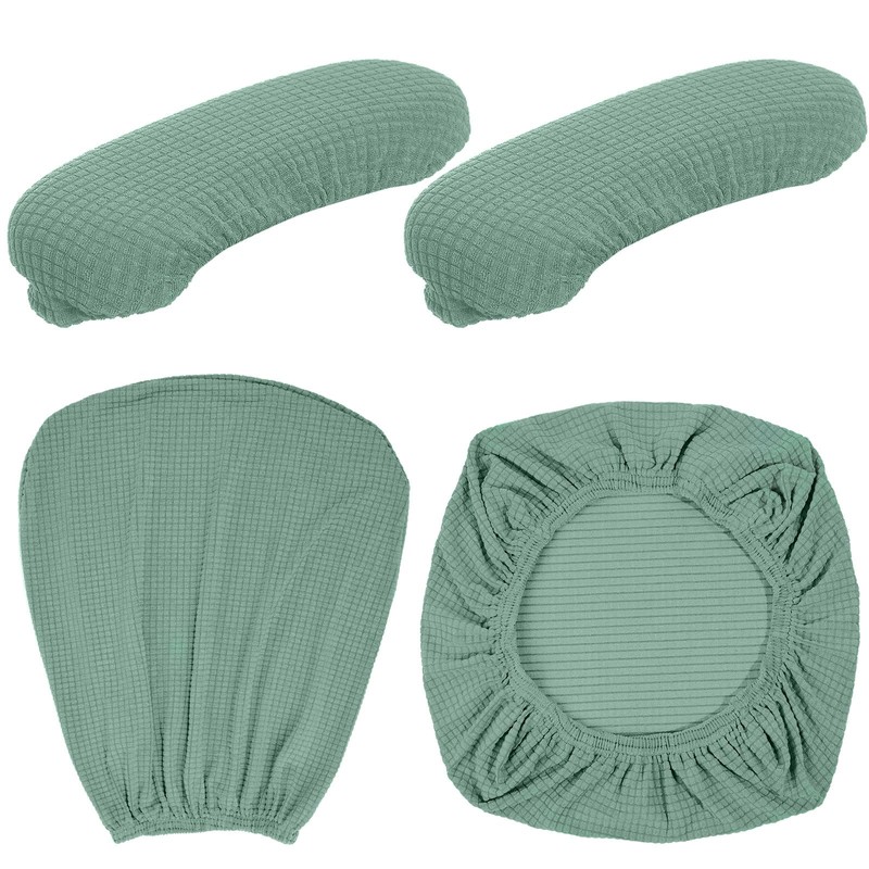 Tallew 4 Pcs Office Chair Covers Set Computer Universal Protective