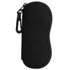 MoKo Eyeglass Soft Case, Zippered Neoprene Sunglasses Pouch with Clip