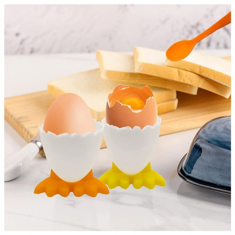 7 pcs Egg Cups Set,Egg Cups and Stainless Steel Egg