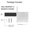 Magnetic Magazine Holder,File Organizer, Magnetic File Holders,4 Tier Magnetic Paper