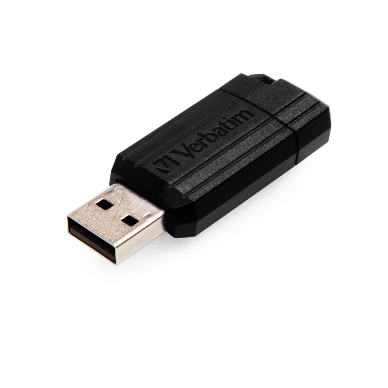 Verbatim Pinstripe USB 2.0 Drive 32GB Black (Microban)