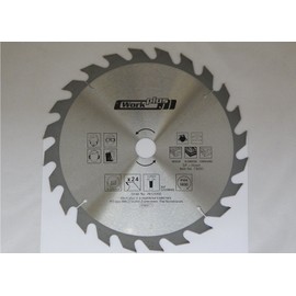 1 HM Circular Saw Blade for Wood and Plastic - 24 Teeth - Diameter 300 mm x 30 mm / Saw Blade / Circular Saw Blades