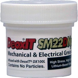 CAIG Labs, DeoxIT SM22-DN1, Lithium Grease, No Particles, 28g Jar, Pack of 6