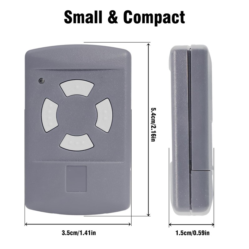 868 MHz Handheld Transmitter Remote Control for Hormann HSM2/4, HSE1/2/4,
