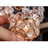 ALSOLIFE Crystal Tea Light Candle Holders，Gold Candlestick Holders for Wedding