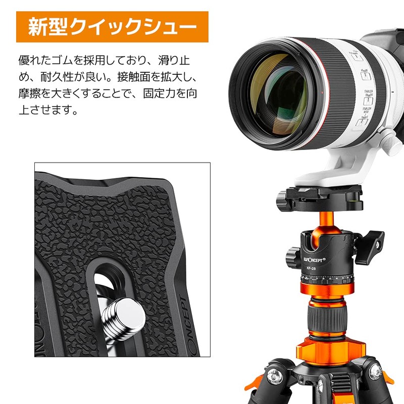 K&F Concept Quick Release Plate, Arca-Swiss Compatible, Compatible with Enlarged