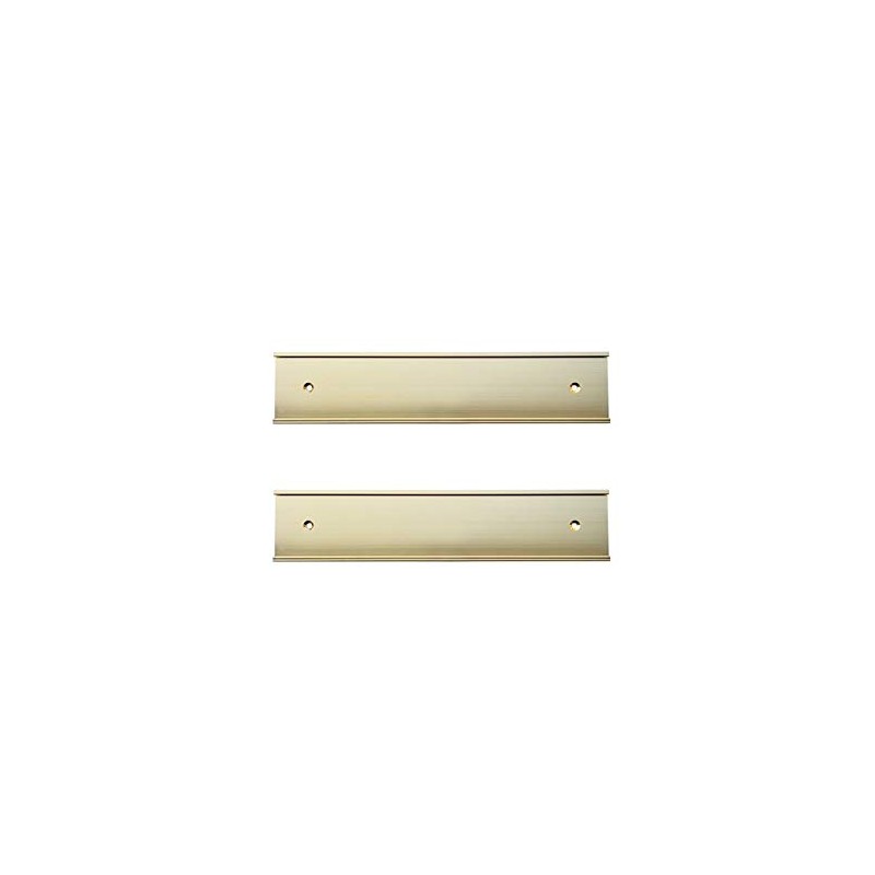 2" x 10" Nameplate Holder Wall or Door 2 Pack