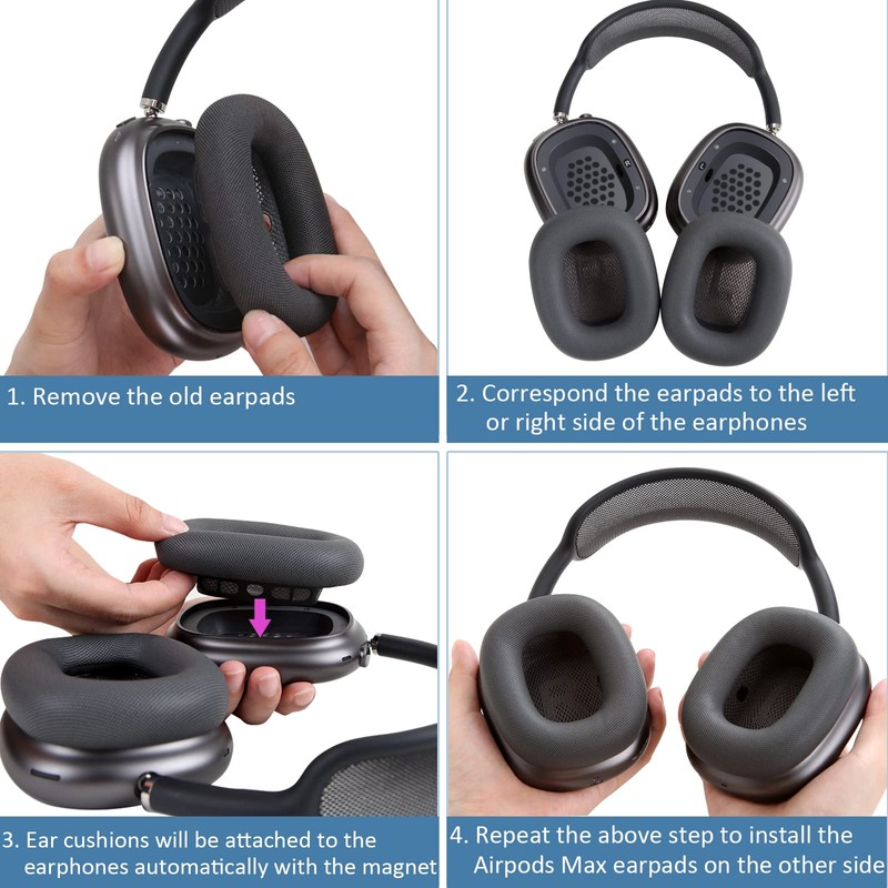 Earrock Silicone Ear Cup for AirPods Max Leather Ear Cushions