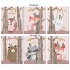 6Pcs 30x21cm Cute Cartoon Animal Pattern Canvas Painting Wall Art
