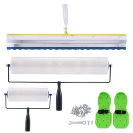 Self-Levelling Tool Kit Self Leveling Concrete Tools Floor Leveling Tools Spike Roller Self Leveling with Spike Shoes Needle Length 20mm