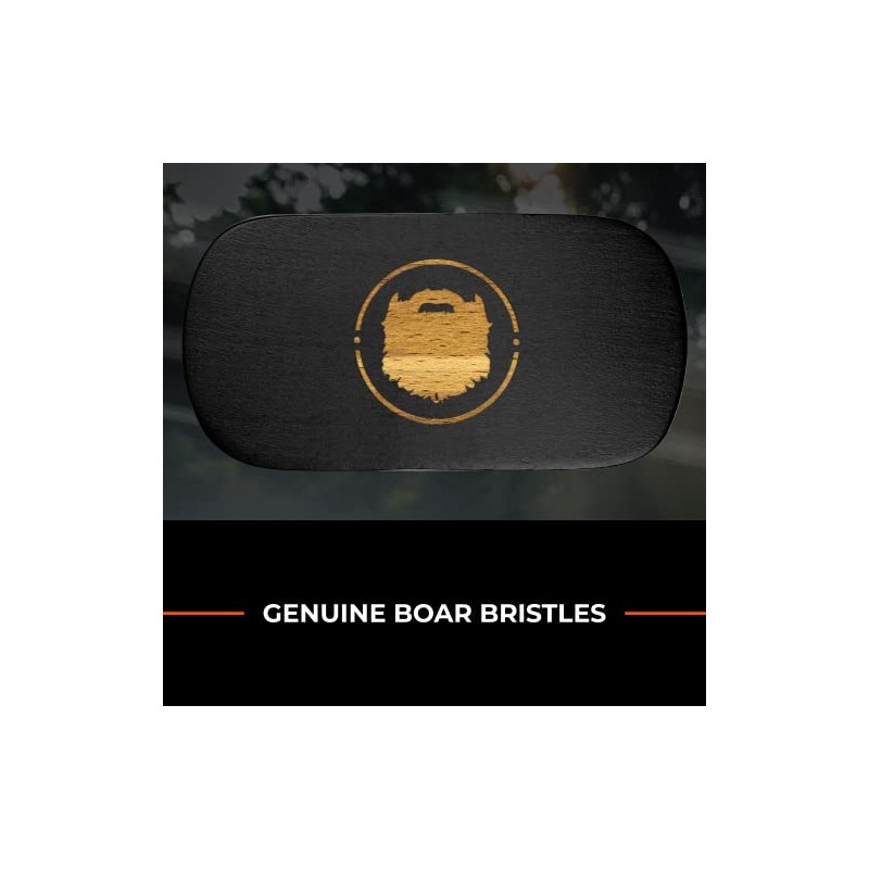 Wild Willies Beard Brush For Men. With Natural Boar Bristles