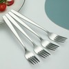 Berglander Dinner Forks of 12, Stainless Steel Modern Fork Set,