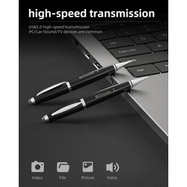 Bilious USB Flash Drive, USB 2.0 2PCS Thumb Drive Portable Pen Design USB Memory Stick, Waterproof Jump Pen Drive for Storage and Backup