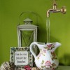 Decorative Metal and Plastic Faucet Fountain with Circulating Water, for