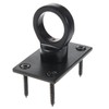 24mm Black Decking Rope Hook End & Plate Rope Post