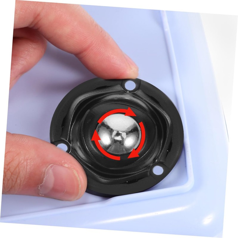 Zerodeko 6 Piezas Mini Ruedas Adhesivas Giratorias para Muebles Y