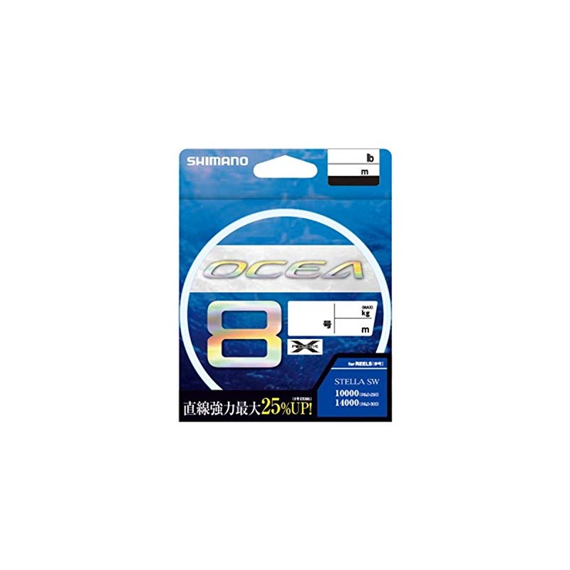 Shimano Line Osia 8, 1362.4 ft (400 m), No. 3.0,