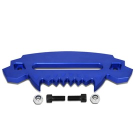 DNA Motoring HITCH-ALU-003-BL 10" Aluminum Hawse Fairlead for Synthetic Winch Rope Lead Guide,Blue