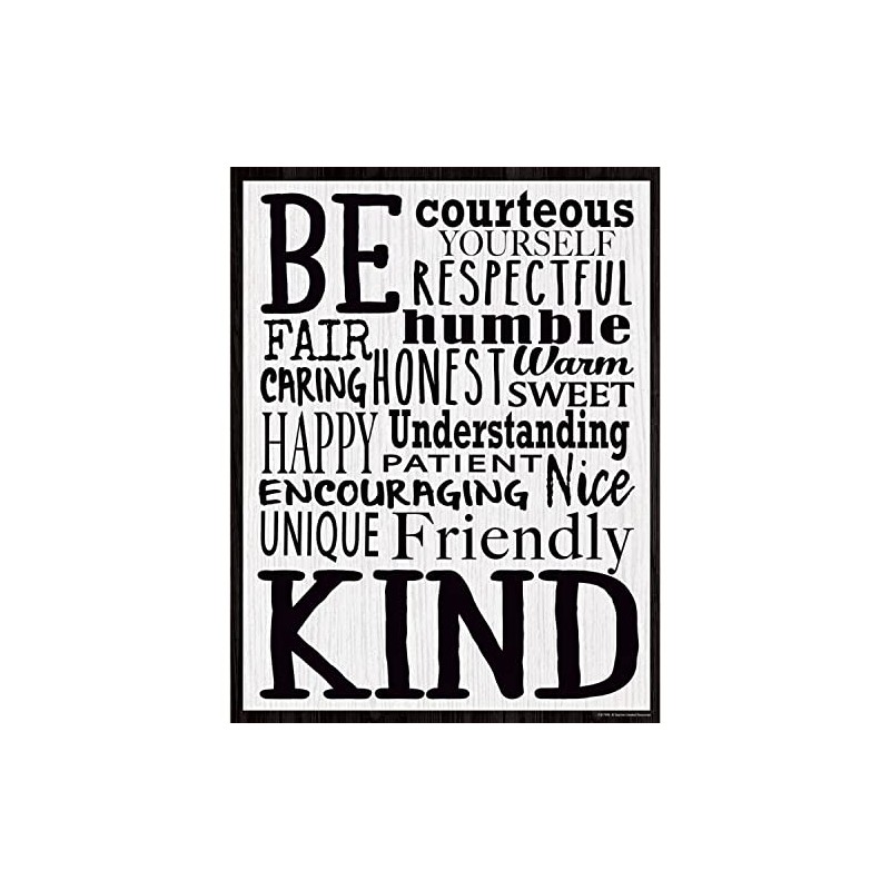 Teacher Created Resources Modern Farmhouse Be Kind Chart