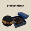 DSCHVOL Shield with Confidence Triple Protection Bracelet Obsidian Bracelet set