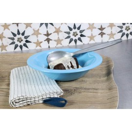 Harfield Yellow Rimmed Bowls 400ml - Pack of 10 Reusable Virtually Unbreakable Dishwasher Safe