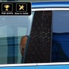 Blueshyhall B Pillars Sticker Car Honeycomb Motif, Pack of 2