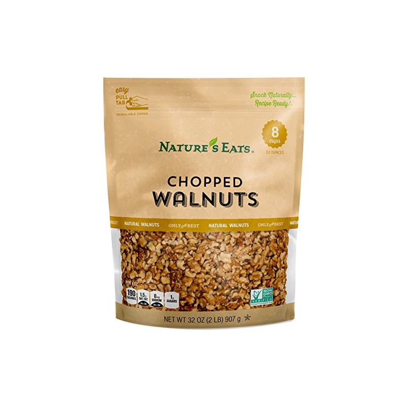 Nature's Eats Chopped Walnut, 32 Ounce