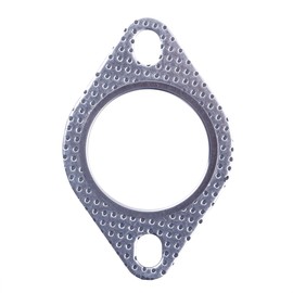 JOIUYOLJ Exhaust Flange Gasket 2.5 Inch 2 Pcs 2-Bolt for Front Down mid catback Manifold Pipe Muffler Tube Turbo invidia Replacements Repair…