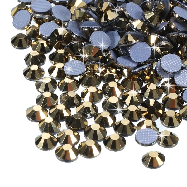 sourcing map 1440 Pcs Hotfix Rhinestones Flatback Crystal Glass Gems