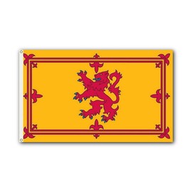 SSK Scotland Lion Outdoor Flag - Large 3' x 5', Weather-Resistant Polyester