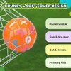 Dilabnda Mini Footballs for Kids Toddlers, 6 Inch Bounce Footballs