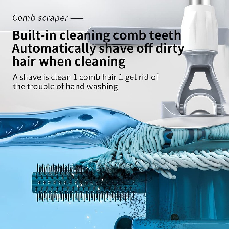 Michao Spin Mop Bucket Deluxe 360 Spinning Floor Cleaning System