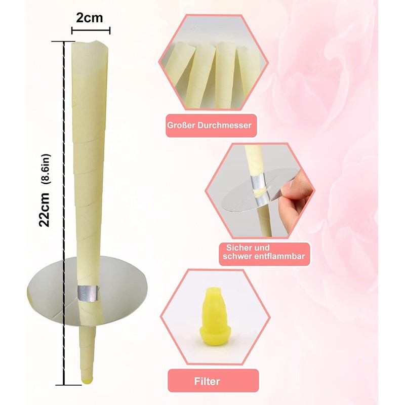 OYACH 36 Pieces Natural Ear Plugs