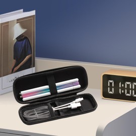 Baoblaze Pencil Case Earphone Bag Hard Shell Multifunctional EVA with Zipper Pen Holder for Adults Travellers Touch Pen Executive Pens, Style B