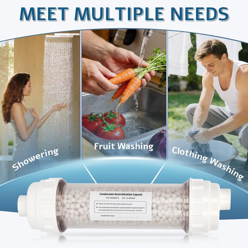 Condensate Neutralizer Kit, Compatible with Rinnai Tankless Water Heater, Replacement