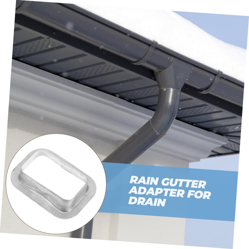 jojofuny Rain Gutter Adapter Gutter Outlet for Drainage Easy Installation