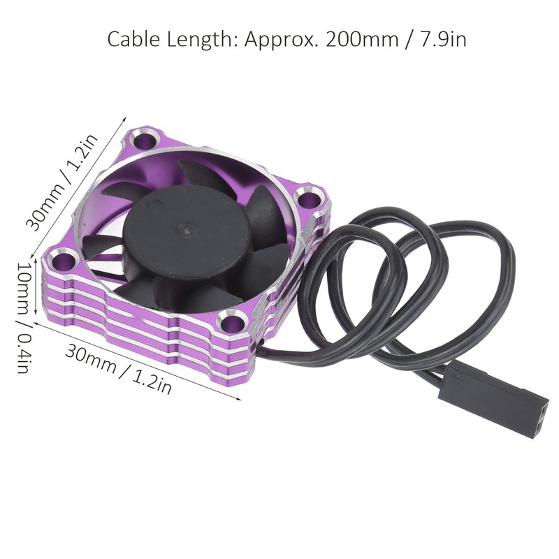 RC Car Cooling Fan Waterproof for Competition High Speed Motor