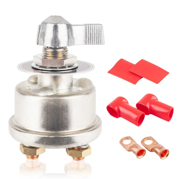 300A High Current Battery Disconnect Switch 12V-24V Heavy Duty, Battery
