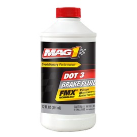 Mag 1 00122 DOT3 Brake Fluid - 12 Ounces (Pack of 12)