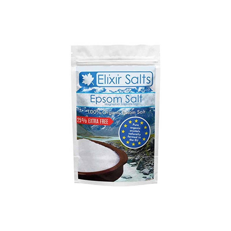 Elixir Salts | 100% Pure Organic FCC Food Epsom Salts