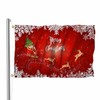 Swono Christmas Flag 3X5 Ft Santa Claus Merry Christmas Tree Big Flag for Outdoor Flag Garden Yard Outdoor Outside Decorative Flag