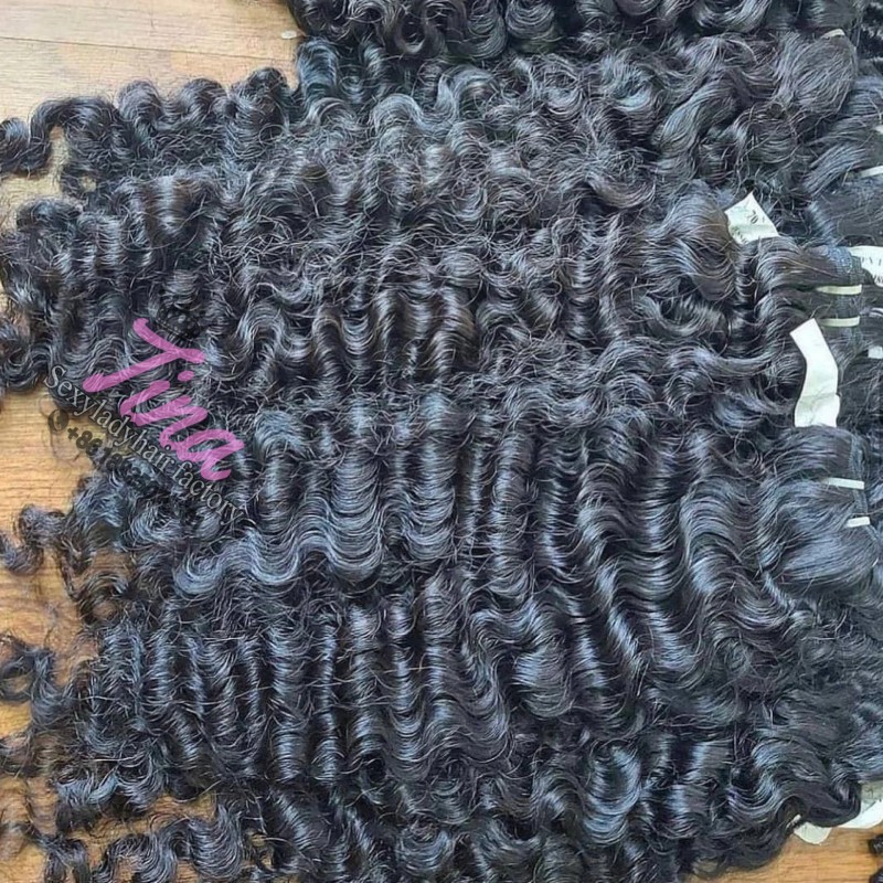 USAship Vietnamese Burmese Curly Raw Hair Unprocessed Human Hair Vendor
