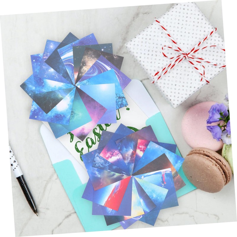 DOITOOL 100 Sheets Double Sided Origami Paper DIY Craft Paper