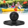1 Inch Ball Mount Base Aluminum Alloy Rubber Universal Electronic